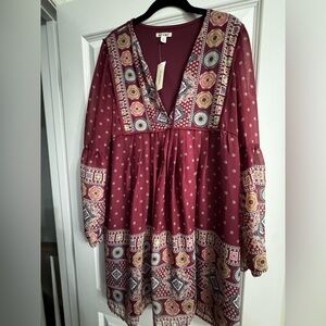 NWT Francesca boho dress- XL